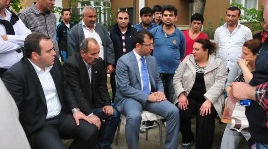 Evi Yanan Ailenin Yardımına Ekrem İmamoğlu Koştu