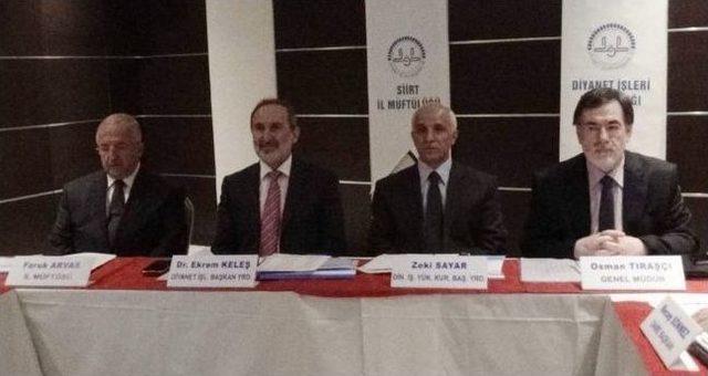 Diyanet İşleri Daire Başkanları Siirt&rsquo;e Geldi 1