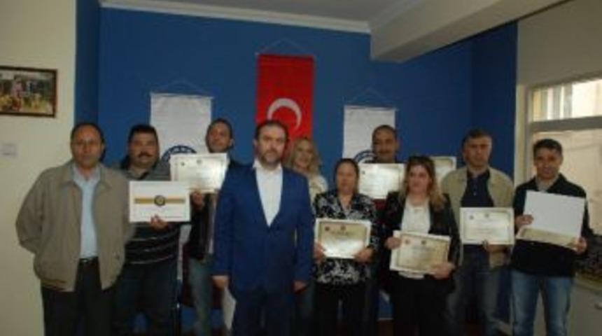 Eğitim Bir-sen 1 No'lu Şube &Uuml;yeleri Y&uuml;ksek Lisans Diplomalarını Aldı