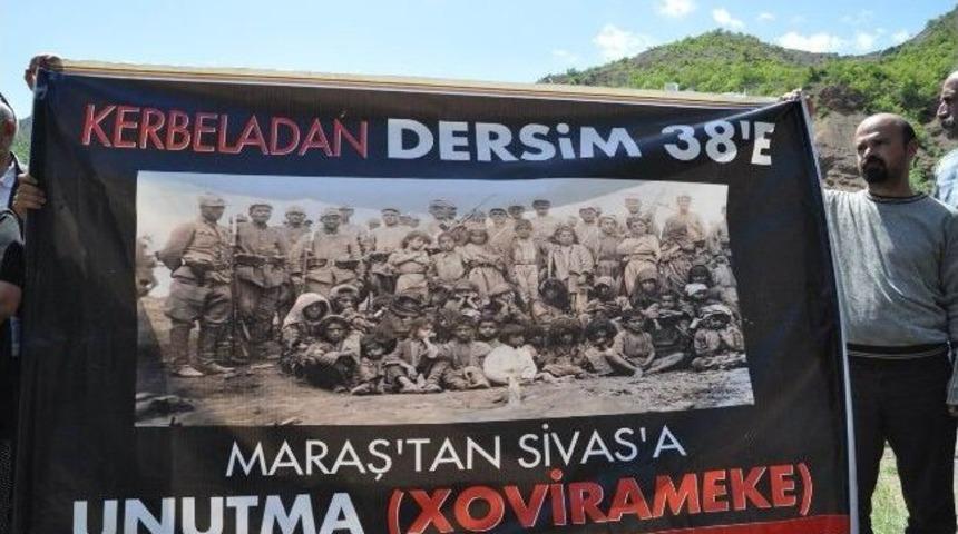 Dersim'de &Ouml;lenler İ&ccedil;in Anma T&ouml;reni D&uuml;zenlendi