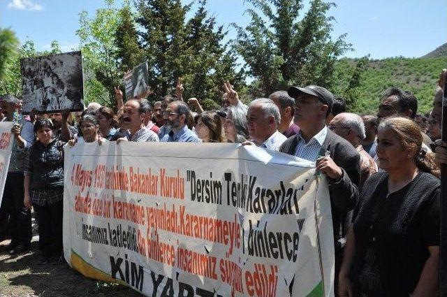 Dersim de &Ouml;lenler İ&ccedil;in Anma T&ouml;reni D&uuml;zenlendi 3