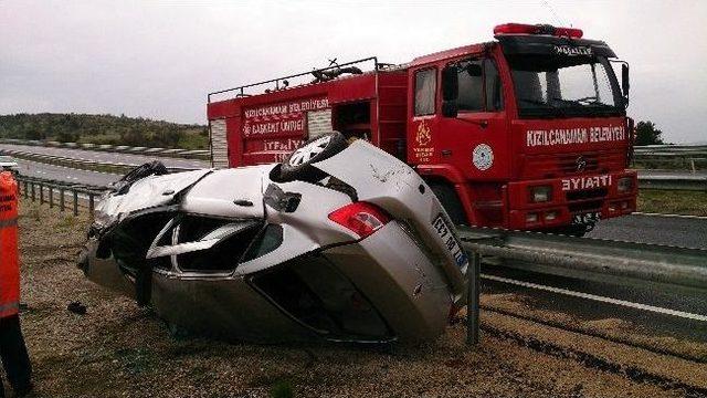 Kızılcahamam da Trafik Kazası: 1 &Ouml;l&uuml;, 1 Yaralı 1