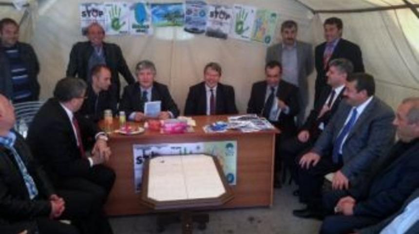 Milletvekili Aydın Kelkit&rsquo;e Doğalgaz Kampanyasına Destek Verdi