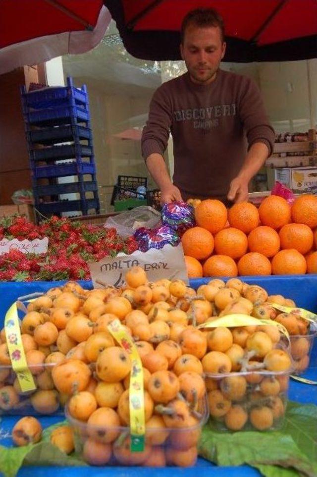 Lapseki Kirazı Halk Pazarına İndi 3