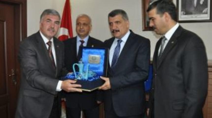 Bem-bir-sen, Başkan G&uuml;rkan'ı Ziyaret Etti