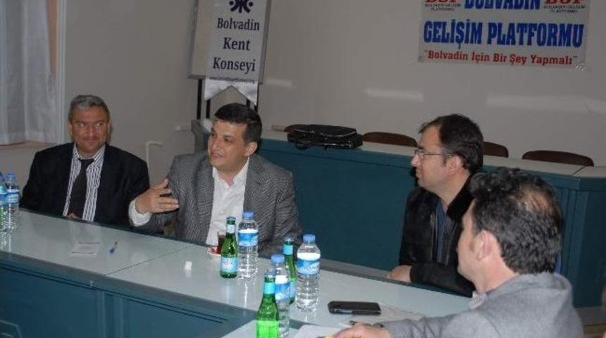 Bolvadin Gelişim Platformu &Uuml;yelerinden Başkan Kayacan&rsquo;a Ziyaret