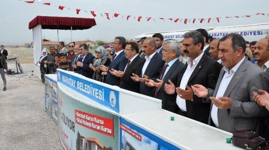 Karatay'da İki Kur'an Kursu Temeli Atıldı