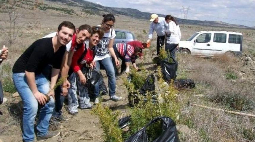 Bin Fidan Toprakla Buluştu