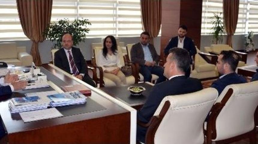İnşaat M&uuml;hendisleri Odası&rsquo;ndan Başkan G&uuml;mr&uuml;k&ccedil;&uuml;oğlu&rsquo;na Ziyaret