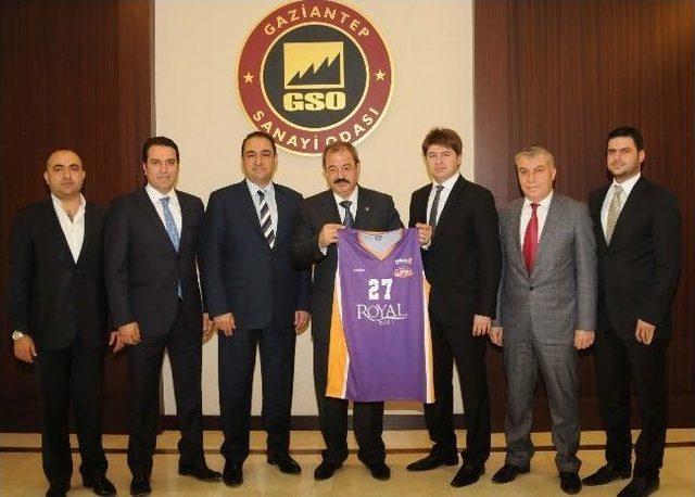 Royal Halı Basketbol Yönetim Kurulu’ndan Gso’ya Ziyaret