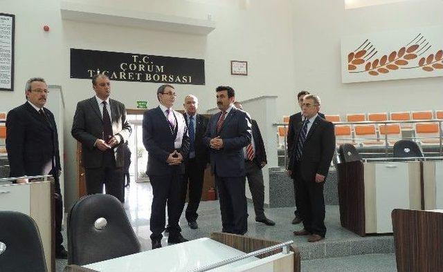 Murzioğlu’ndan Çorum Ticaret Borsasına Ziyaret 2