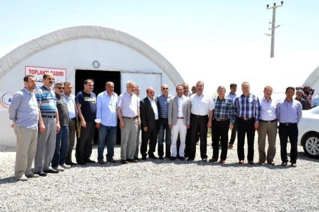 Deniz Feneri Derneği Yetkilileri &Ccedil;adır Kentte