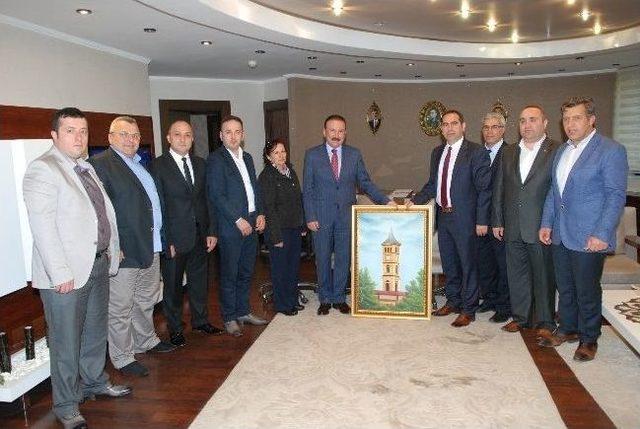 Başkan Doğan a Ziyaretler Devam Ediyor 1