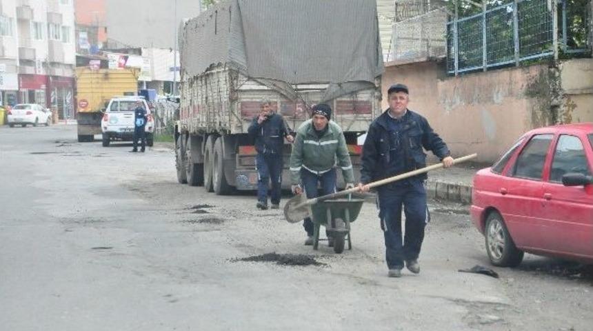 S&uuml;leymanpaşa'da Yol Onarım &Ccedil;alışmalarına Başlandı
