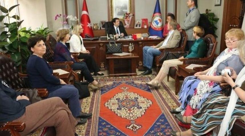 Avrupalı Eğitimcilerden Başkan Yazgı&rsquo;ya Ziyaret