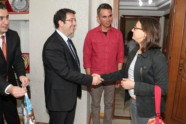 Avrupalı Eğitimcilerden Başkan Yazgı&rsquo;ya Ziyaret 1