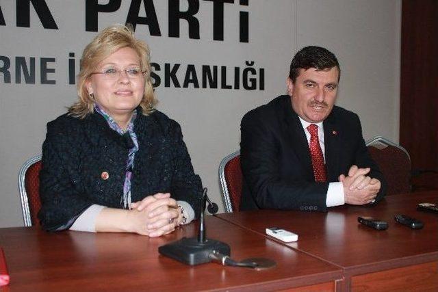 Ak Parti Edirne İl Başkanlığında İstifa