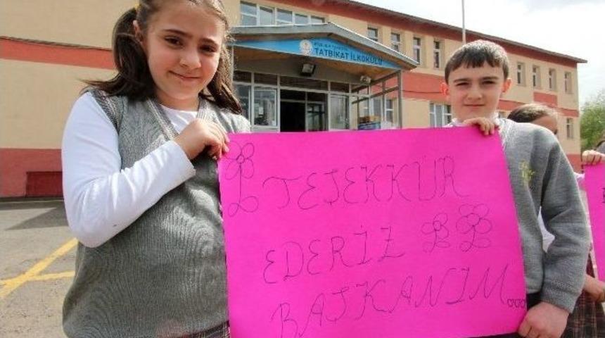 Tatbikat'tan Başkan Sekmen'e Temizlik Teşekk&uuml;r&uuml;