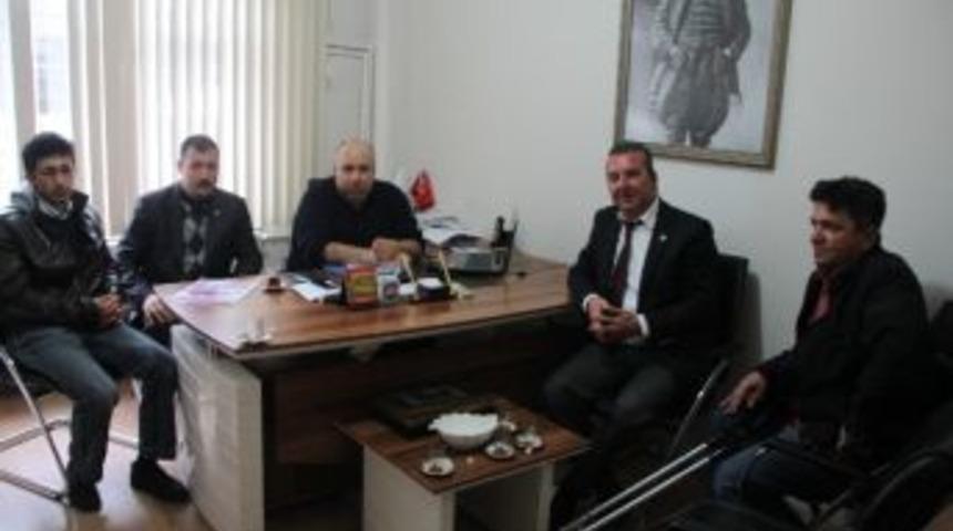 Sakatlar Derneği'nden Başkan Timur&rsquo;a Ziyaret