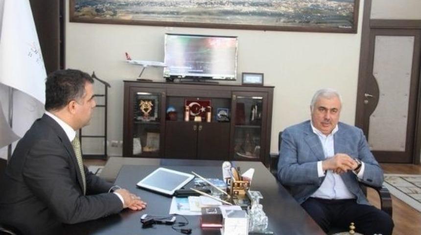 Azerbaycan Sanayi Ve Ekonomi Bakan Yardımcısı Niyaz Seferov Başkan Aksoy&rsquo;u Ziyaret Etti
