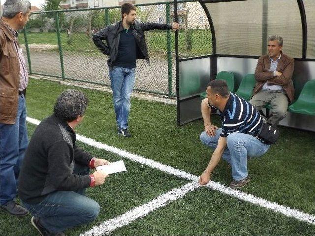 Muratlı Atatürk Stadyumunda İncelemeler Başladı