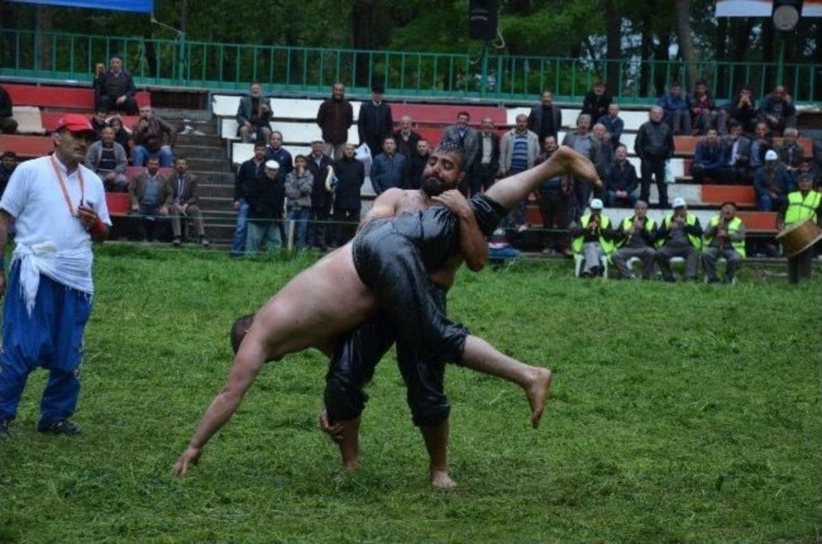 Ala&ccedil;am Geyikkoşan G&uuml;reşleri'nde Başpehlivan &Uuml;nal Karaman
