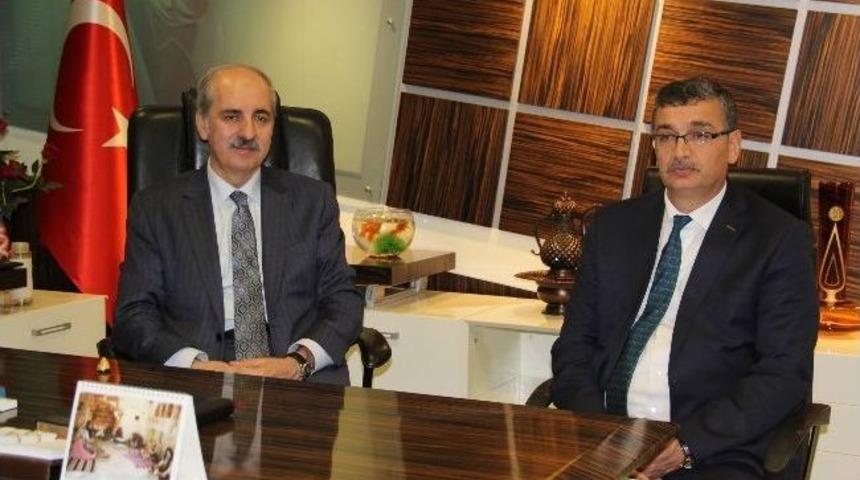 Numan Kurtulmuş&rsquo;tan Şanlıurfa B&uuml;y&uuml;kşehir Belediyesi&rsquo;ne Ziyaret