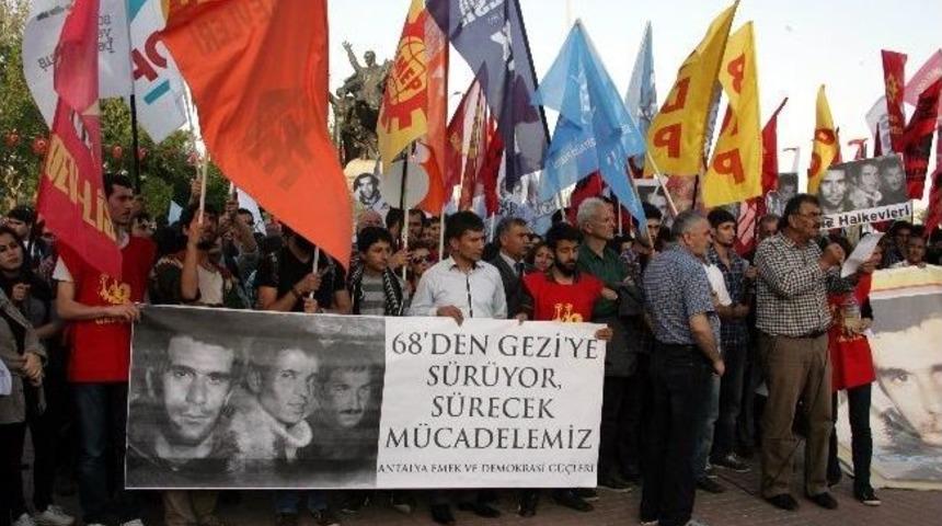 Deniz Gezmiş Ve Arkadaşları Antalya&rsquo;da Anıldı