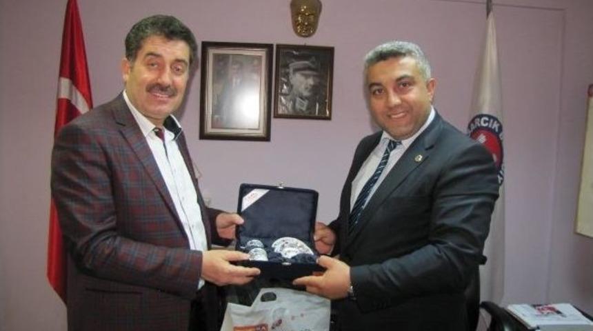 Maliye Bakan Yardımcısı Cantimur'dan Başkan Fatih &Ccedil;alışkan'a Tebrik Ziyareti