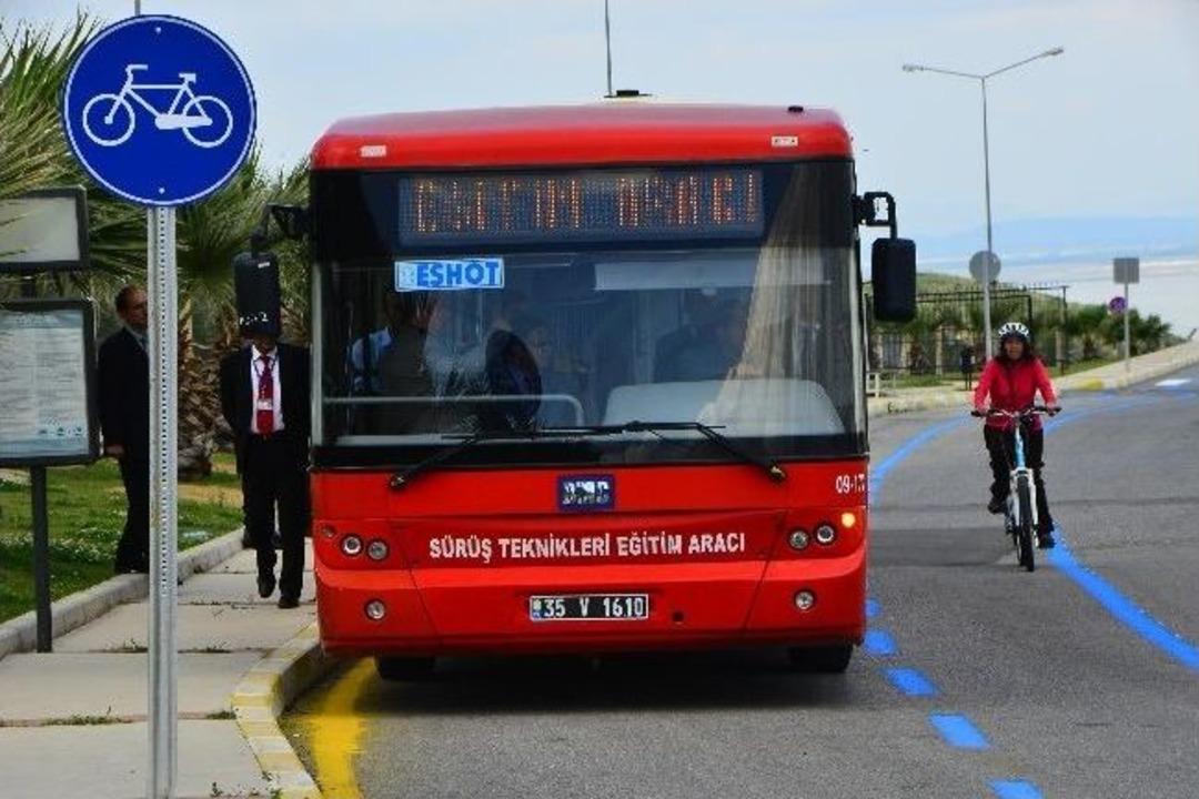 Eshot Şof&ouml;rlerine Bisiklet Eğitimi