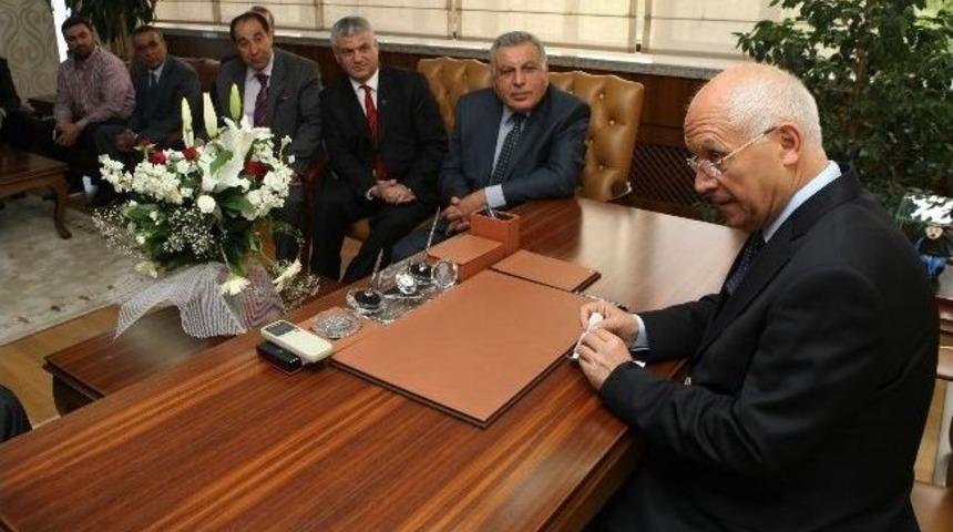 Derneklerden Fethi Yaşar&rsquo;a Ziyaret