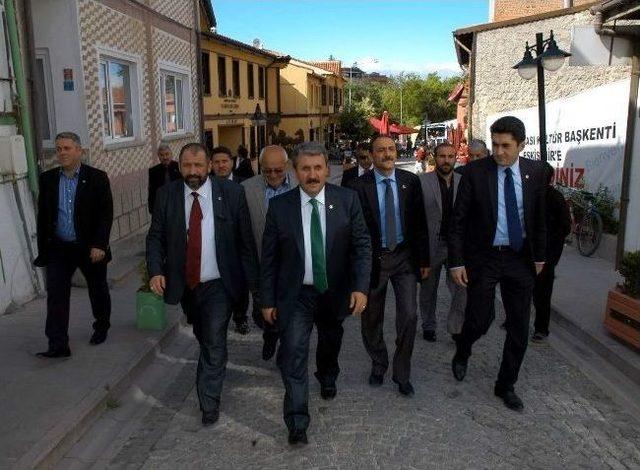 Bbp Genel Başkanı Mustafa Destici Atlıhan Çarşısı’nı Ziyaret Etti 2