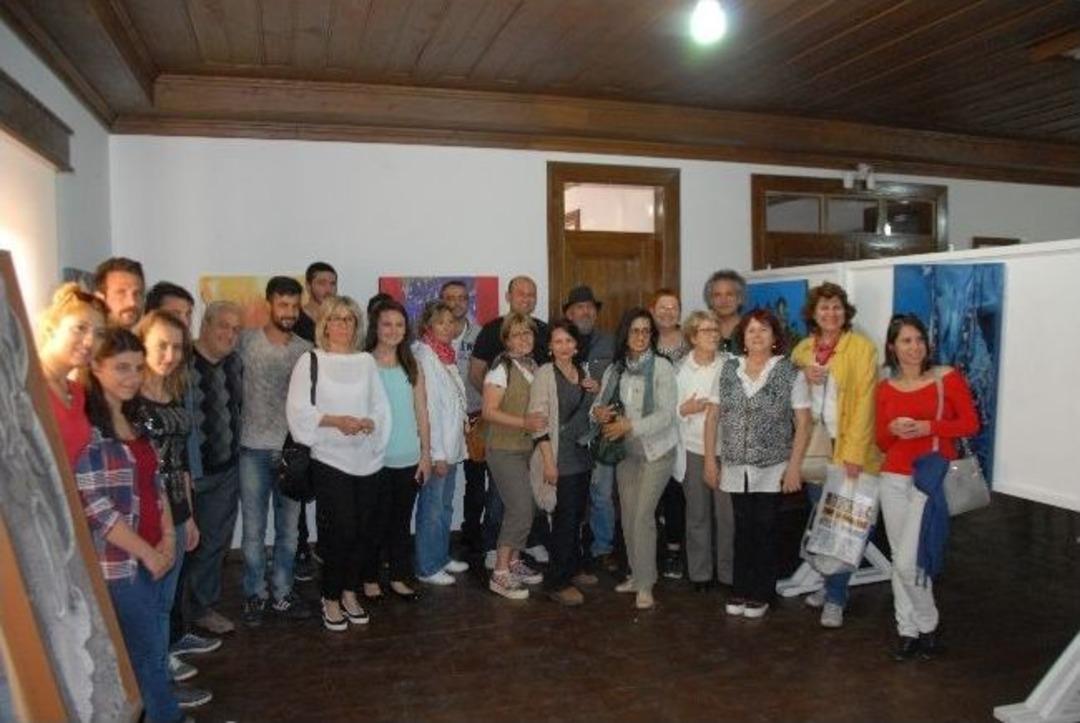 Uluslararası Sanat Kampın 3 Ve 4. Karma Resim Ve Heykel Sergisi Kuşadası&rsquo;nda A&ccedil;ıldı