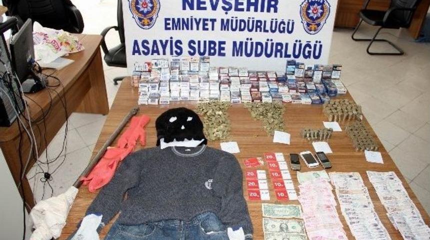 Nevşehir&rsquo;de Marketleri Soyan Hırsız Son İşinde Yakayı Ele Verdi