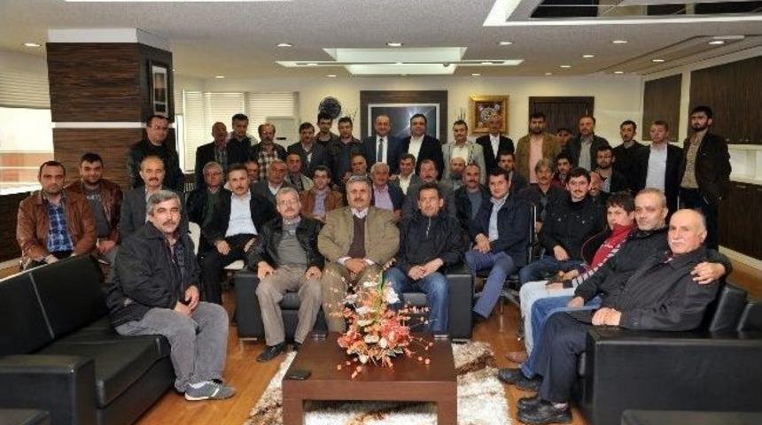 Ağa&ccedil; İşleri Odası, Tahsin Babaş&rsquo;ı Ziyaret Etti