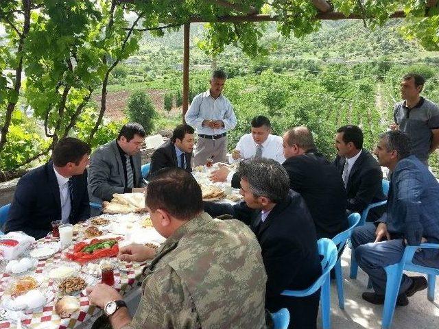 Batman Valisi Yılmaz Arslan, Sason&rsquo;da &Ccedil;ilek Bah&ccedil;elerini Gezdi 1