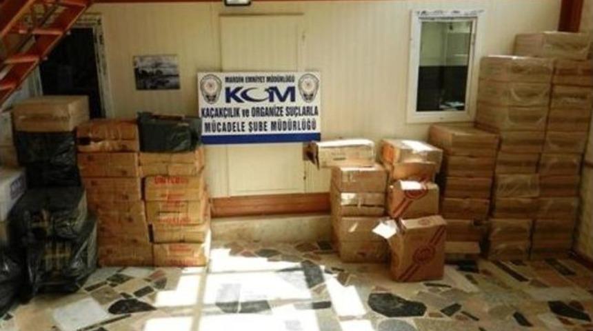 Mardin&rsquo;de 42 Bin 250 Paket Ka&ccedil;ak Sigara Ele Ge&ccedil;irildi