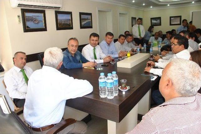 Tayfun Talipoğlu Demre de Başkan Topcu yu Ziyaret Etti 2