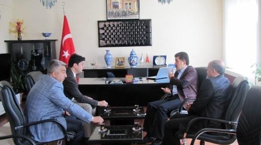 Maliye Bakan Yardımcısı Cantimur'dan Kaymakam Fethi Savran&rsquo;a Ziyaret