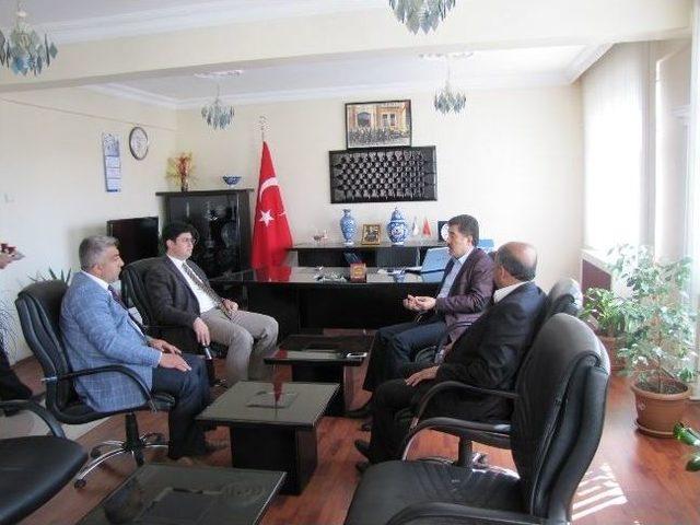 Maliye Bakan Yardımcısı Cantimur dan Kaymakam Fethi Savran’a Ziyaret 1