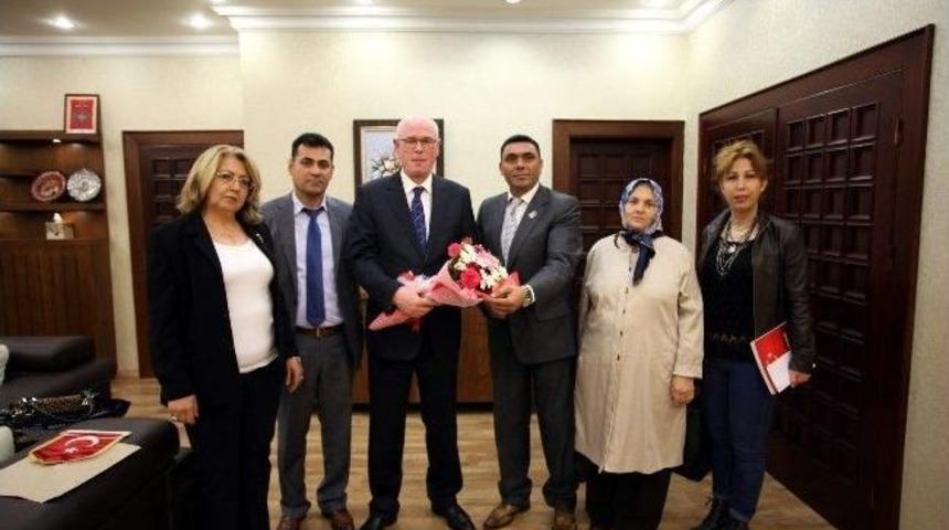 T&uuml;rkiye Harp Malul&uuml; Gaziler Şehit Dul Ve Yetimleri Derneği'nden Kurt'a Ziyaret