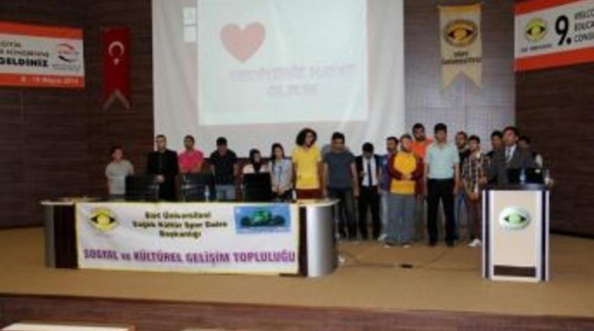 Siirt &Uuml;niversitesi'nde 'kan Bağışının &Ouml;nemi' Konferansı