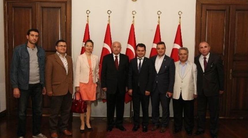 Radev&rsquo;den Vali Y&uuml;ksel&rsquo;e Ziyaret