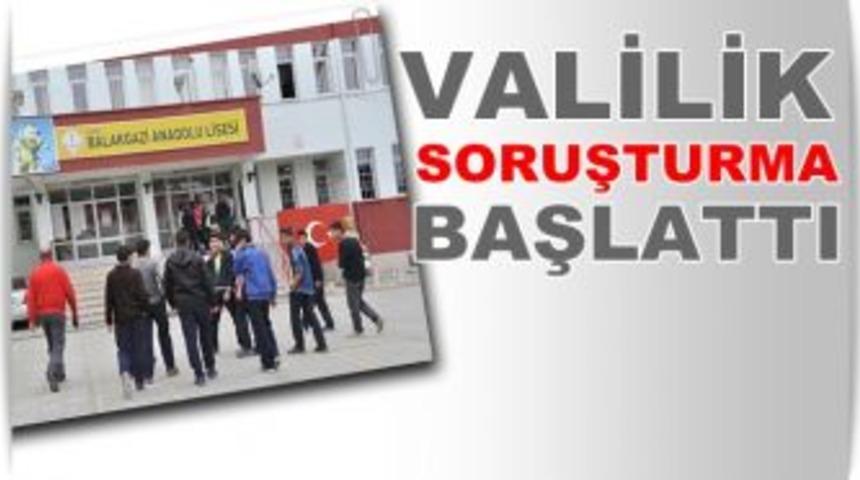 Tabletleri Toplayan Liseye Soruşturma