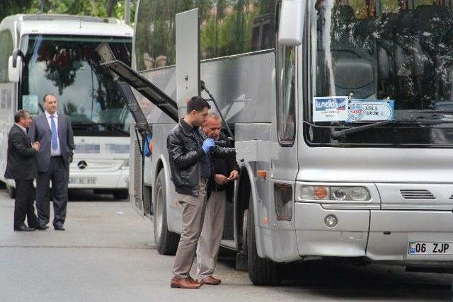 Emniyet Önünde Çalıntı Otobüs Paniği