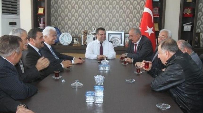 T&uuml;ed Genel Başkanı Kazım Erg&uuml;n, Vergili Ve Aksoy&rsquo;u Ziyaret Etti