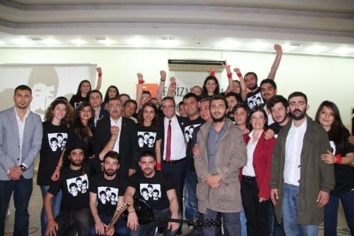 Chp'li Gen&ccedil;ler, Nazilli&rsquo;de Deniz Gezmiş Ve Arkadaşlarını Anıldı