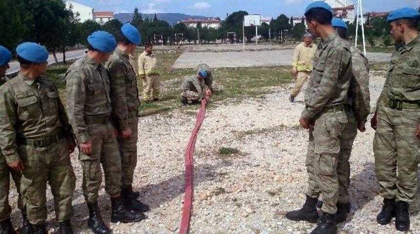 Askerler Orman Yangınlarına Hazırlanıyor