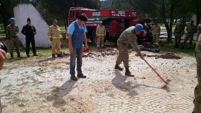 Askerler Orman Yangınlarına Hazırlanıyor