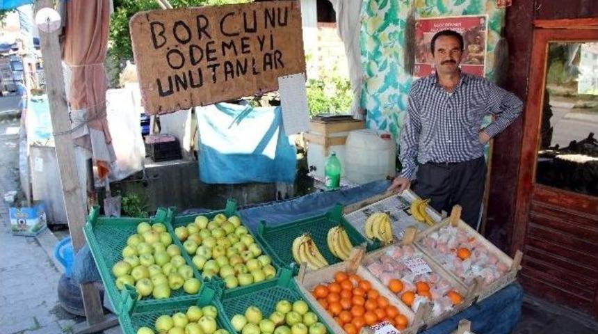 (özel Haber) Manavın Borç Yüzsüzleri